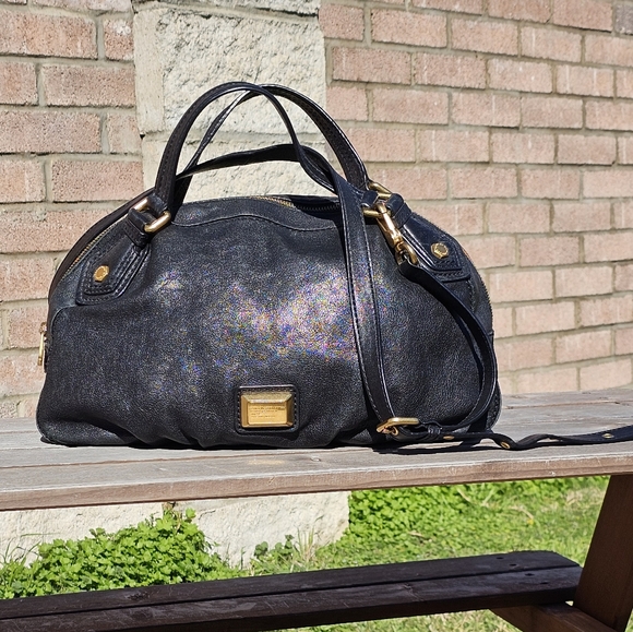 Marc by Marc Jacobs black leather hobo satchel - Picture 5 of 15